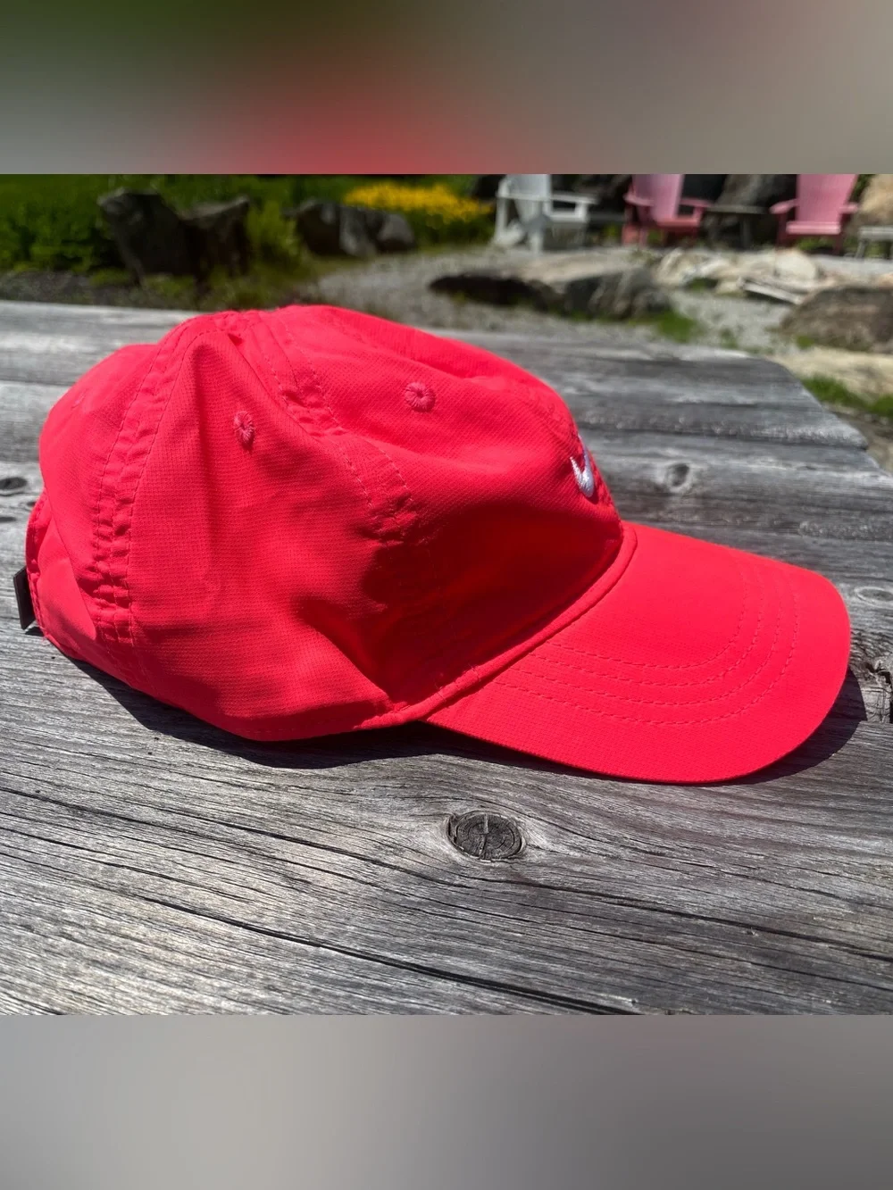 Nike Neon Pink Swoosh Base Cap